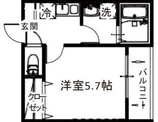 グレイシャス検見川の物件間取画像